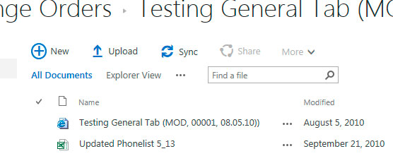 Figure 9 Attachments and HTML "Version" Data