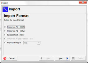 importing ms project to p6 and xml file not valid