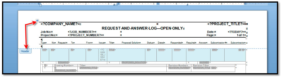 how to print header only on first page in word