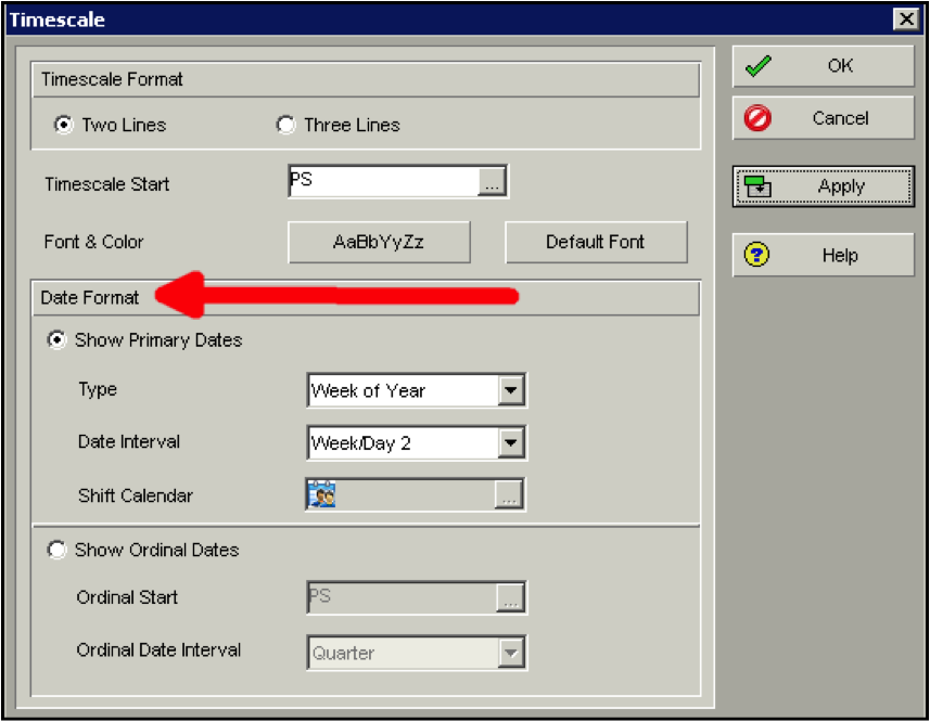 Customizing the Timescale in the Gantt Chart - DRMcNatty & Associates